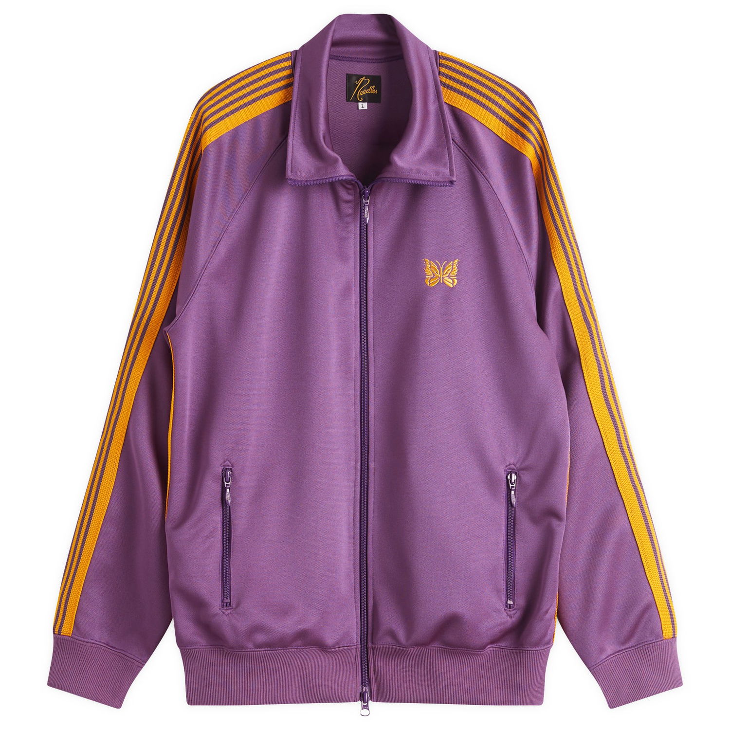 Jakna Needles Needles Poly Smooth Track Jacket, Size L Lila | QV305-C, 0