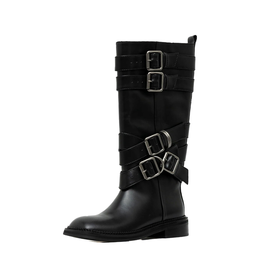 Superge in čevlji Andersson Bell Andersson Bell Layered Strap Boots Črna | aaa483w