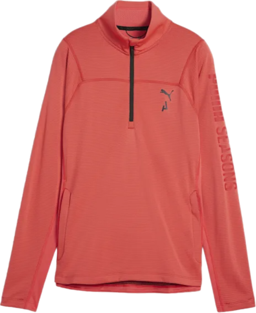 Pulover Puma W SEASONS LS 1/4 Polypropylene Rain Cell Roza | 524908-25