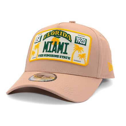 Kapa New Era New Era 9FORTY A-Frame License Plate Adjustable Cap Roza | 60595462