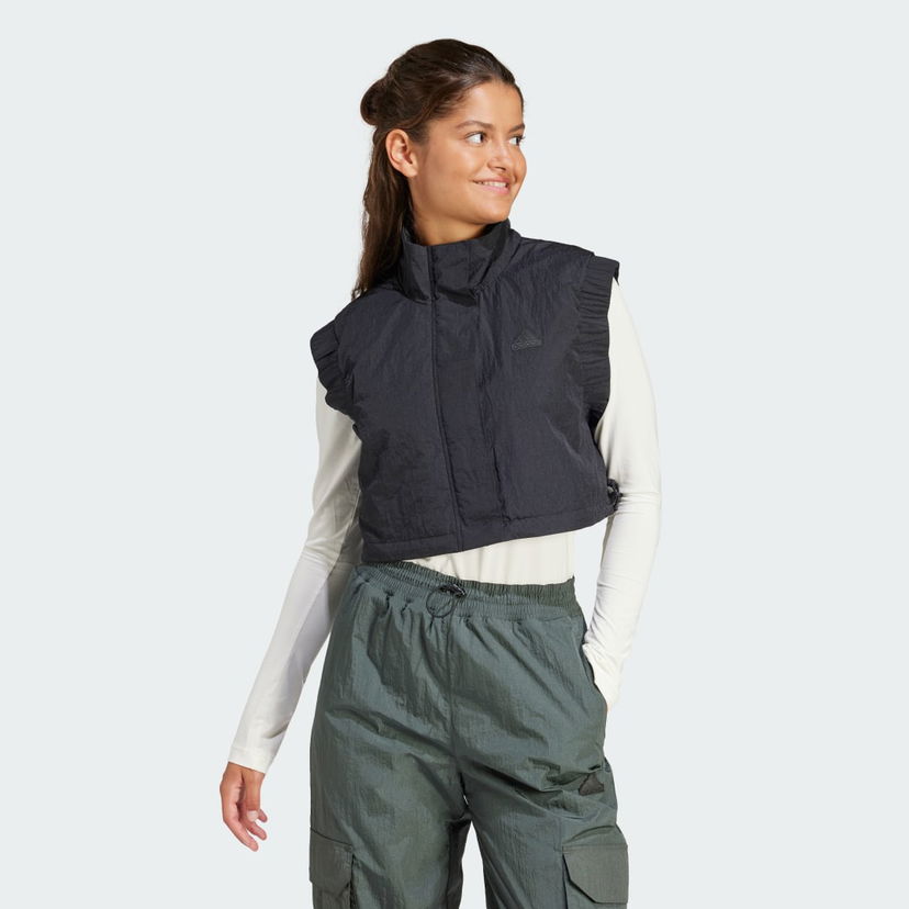 Telovnik adidas Performance adidas Sportswear City Escape Crop Črna | IT1453