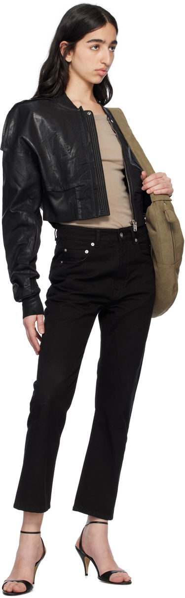 Hlače Rick Owens Rick Owens DRKSHDW Hollywood VDD Trousers Črna | DS01E3310 CVS, 3