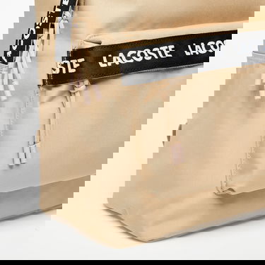 Nahrbtnik Lacoste Lacoste Tape Viennois Backpack Bež | NU4685NZ Q94, 4