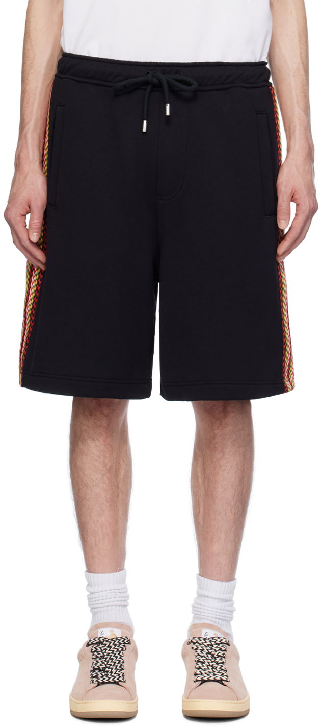 Kratke hlače LANVIN Side Curb Shorts Črna | RM-TR0064-J212-P24