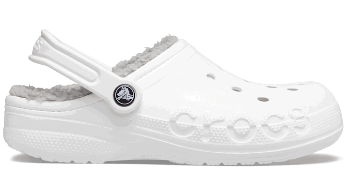 Superge in čevlji Crocs Baya Lined Clogs Bela | 205969-11H, 0