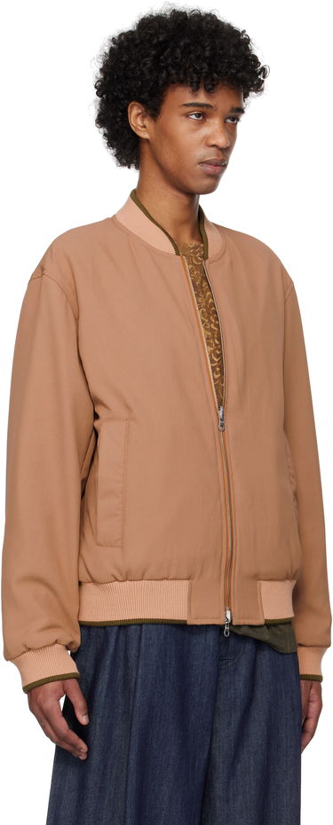 Bomber jakna Dries Van Noten Dries Van Noten Reversible Gabardine Bomber Jacket Rjava | 251-020522-1503, 1