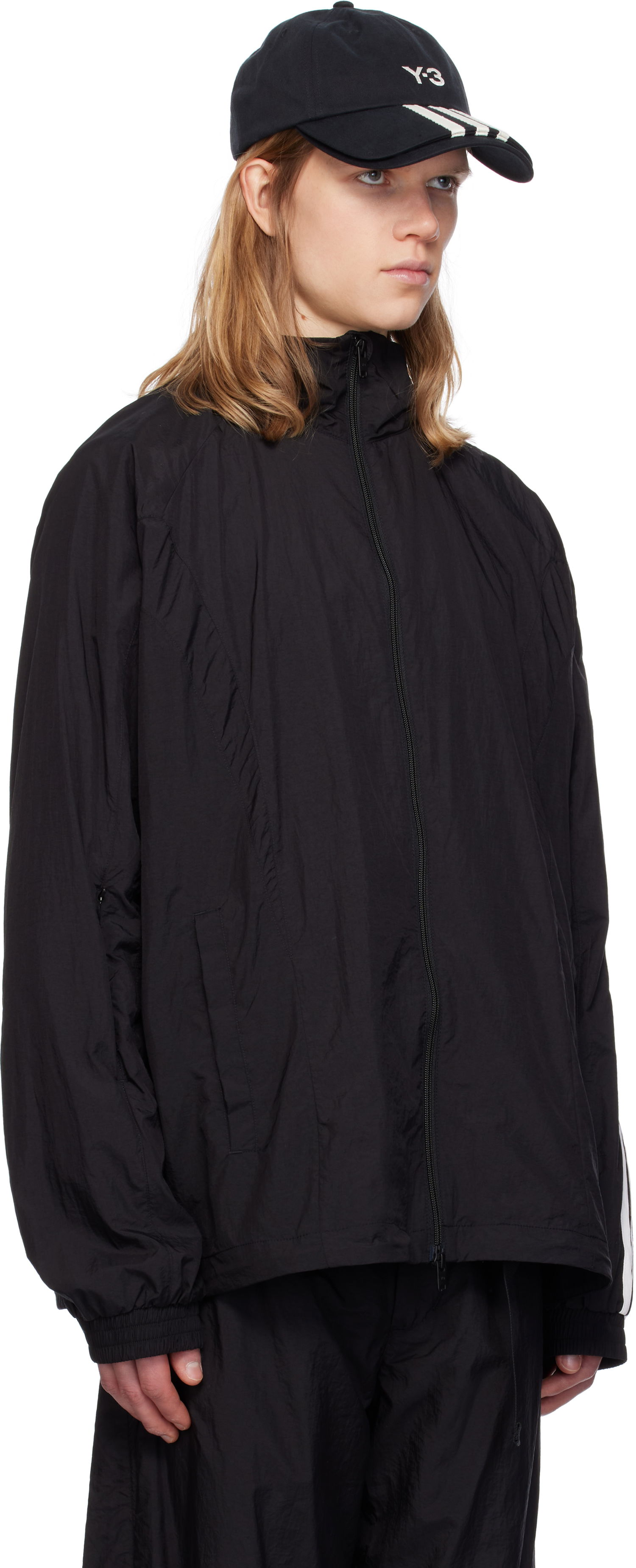 Vetrovka Y-3 3-Stripes Nylon Shell Jacket by Y-3 Črna | JD5999, 1