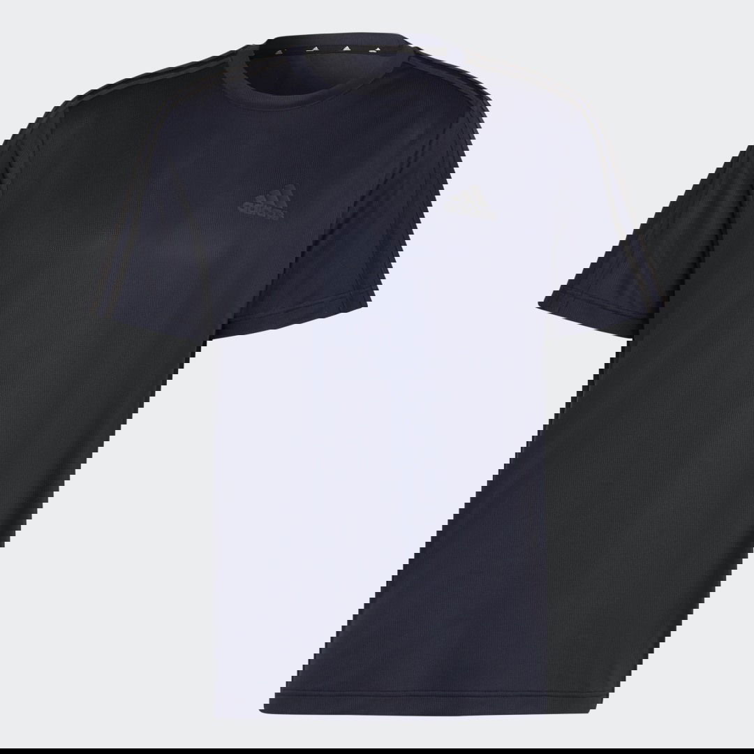 Majica adidas Performance AEROREADY Designed to Move Sport 3-Stripes Črna | H30246, 1