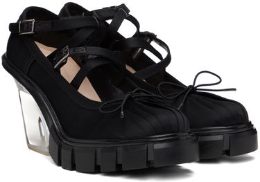 Nakit Simone Rocha Simone Rocha Criss-Cross Ballerina Heels Črna | TH1 0755, 3