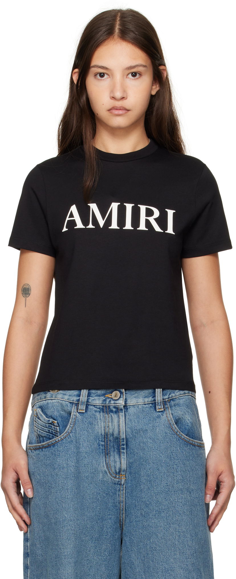 Majica AMIRI Core Logo Black T-Shirt Črna | AWJYTE1035