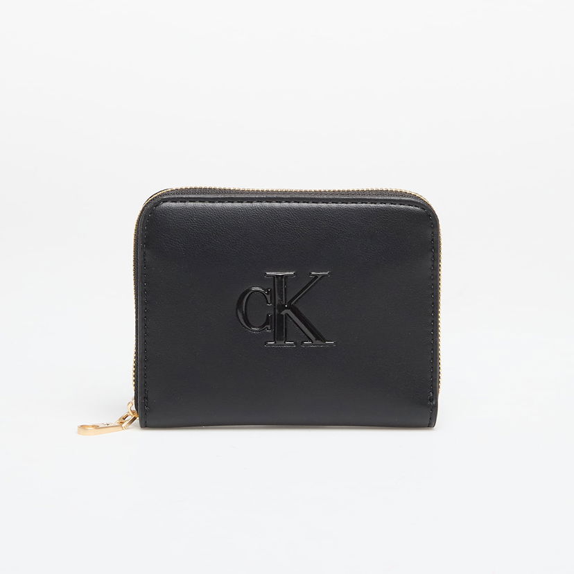 Denarnica CALVIN KLEIN Calvin Klein Bold CK Medium Zip Around Wallet Črna | LV04F1026G UB1