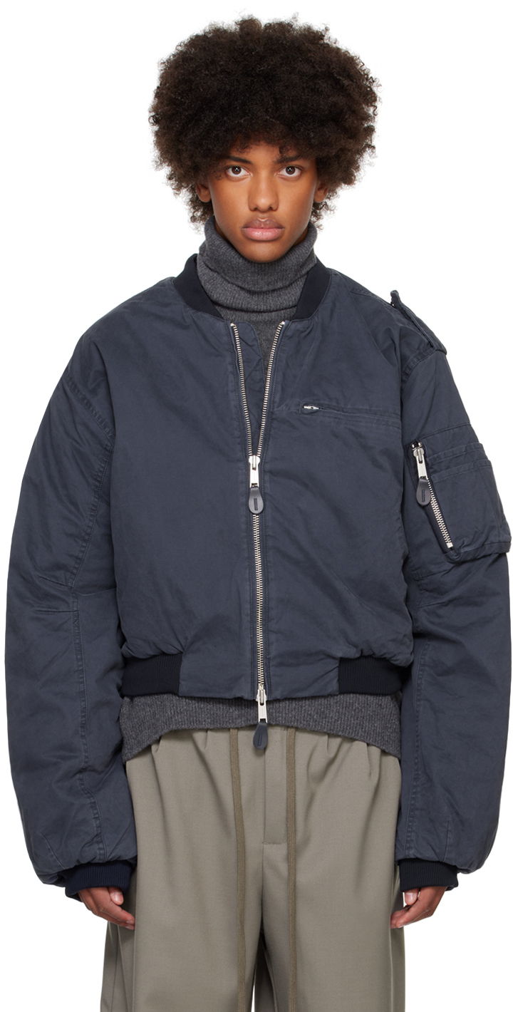 Bomber jakna Entire Studios Bomber Jacket Mornarica | ES2452IN