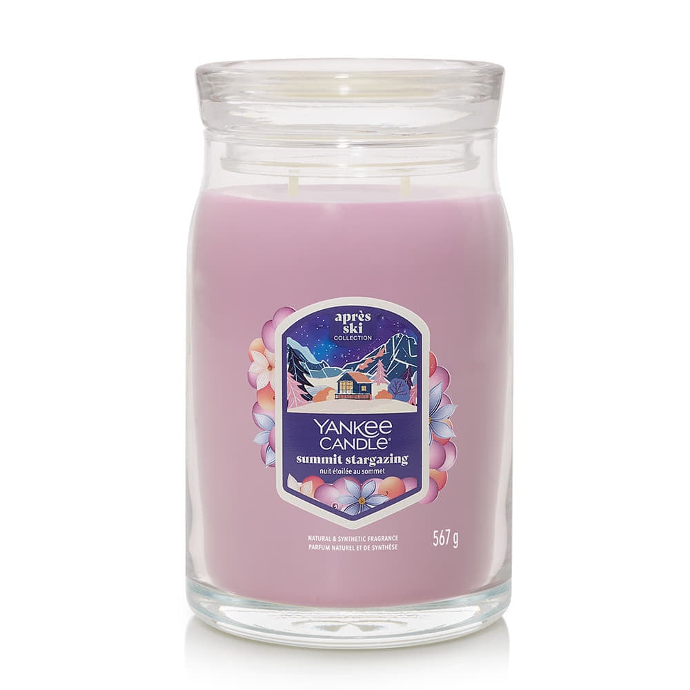 Sveče Yankee Candle Après Ski Collection Signature Large Jar 2 Wicks Summit Stargazing Lila | 43495, 0