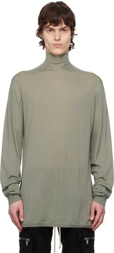 Pleteni pulover Rick Owens Rick Owens Hollywood Oversized Turtleneck Zelena | RU01E5626 WS, 0