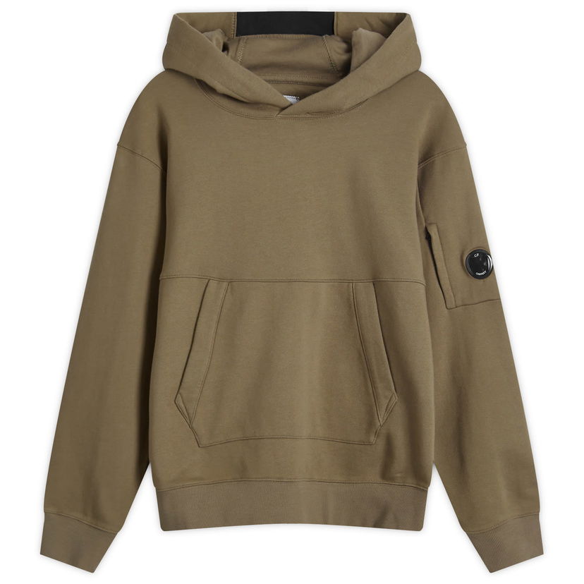 Pulover C.P. Company Diagonal Raised Lens Hoody Rjava | CMSS024A-005086W-359