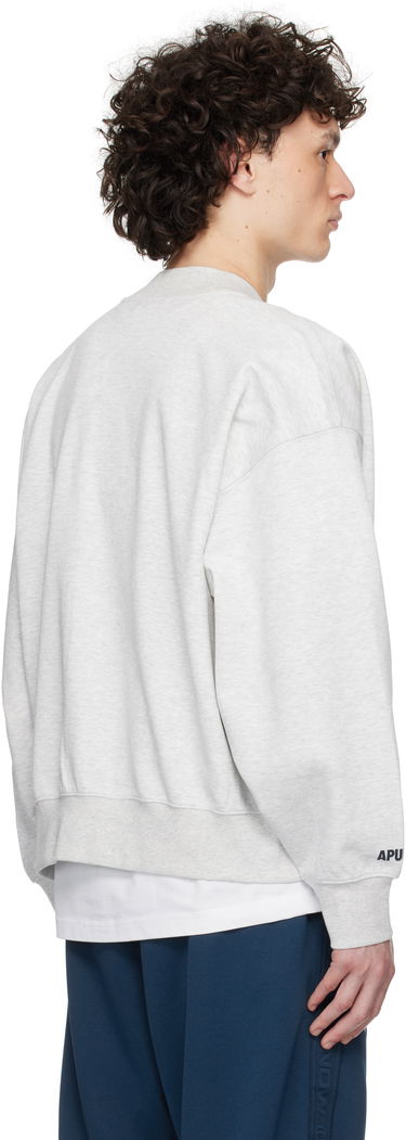 Pleteni pulover AAPE by A Bathing Ape AAPE by A Bathing Ape Main Cardigan Siva | AAPSWMC324XANWH2, 2