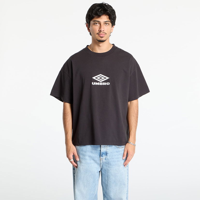 Majica Umbro Oversized Og Logo T-Shirt Črna | UBMW0238JY55 BLK0020 New