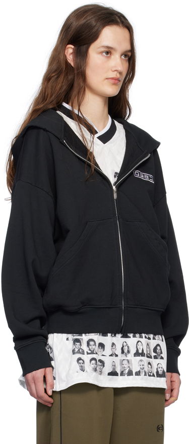 Pulover 032C Routine Zip Hoodie Črna | S25-URC-0841-050-W, 1