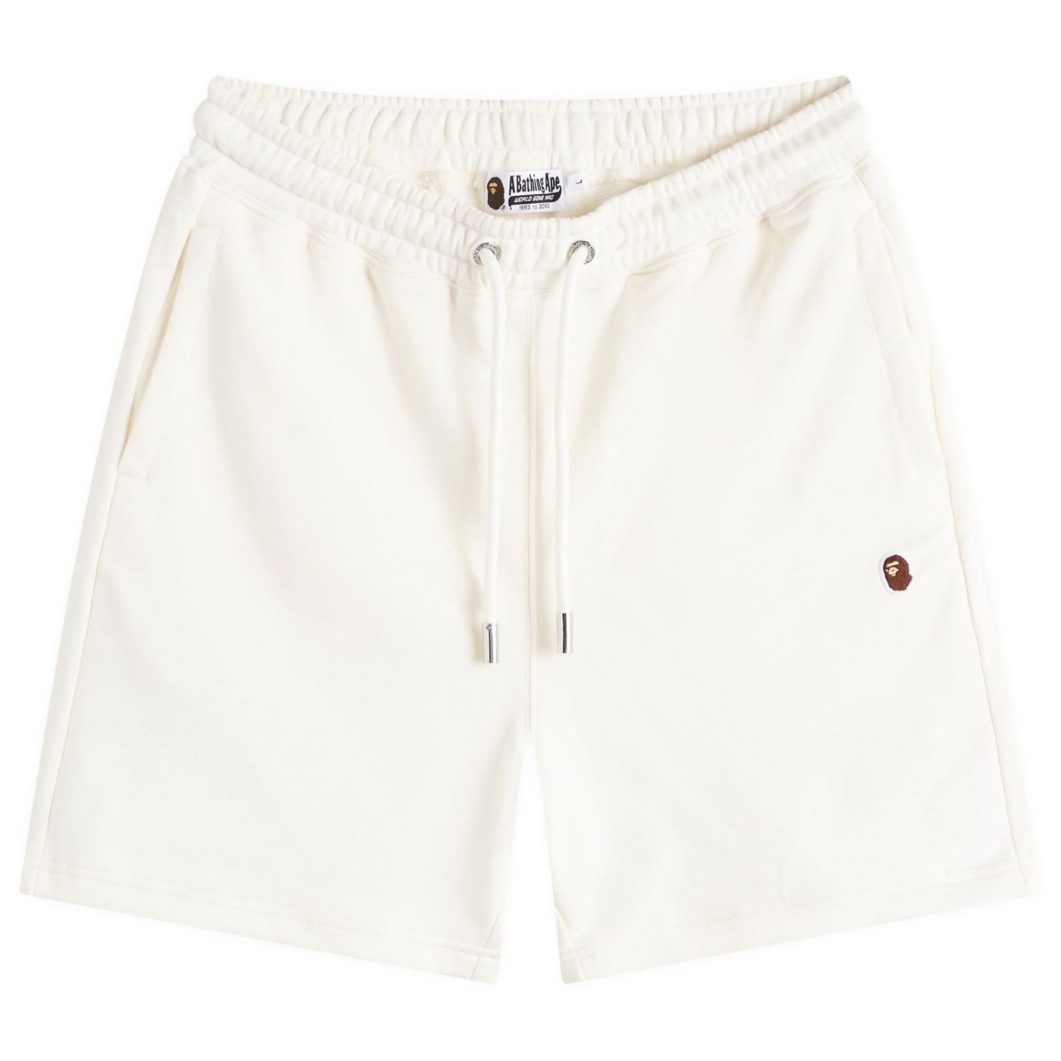 Kratke hlače BAPE A Bathing Ape One Point Sweat Short Bela | 001SPK301307M-WHT, 0