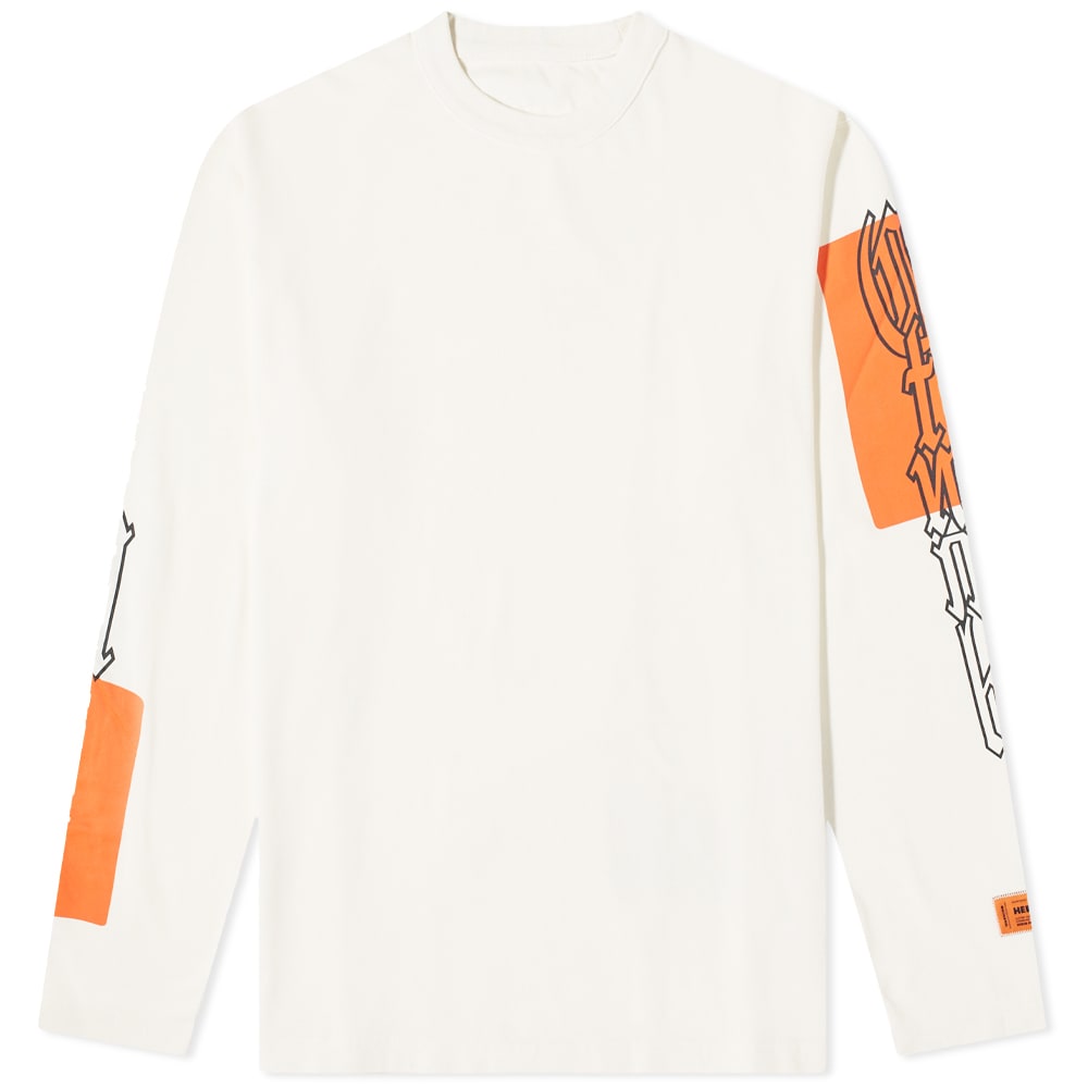 Majica HERON PRESTON Gothic Colour Block Tee Bela | HMAB026F22JER0020122, 0