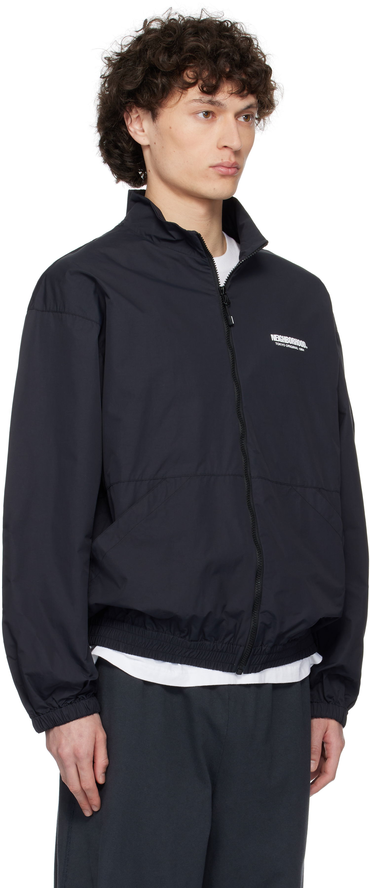 Vetrovka Neighborhood Neighborhood Water-Repellent Track Jacket Črna | 251TSNH-JKM06, 1