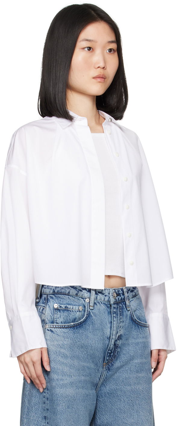 Srajce rag & bone Rag & Bone Martha Cropped Shirt Bela | WAW24PA0024602, 1