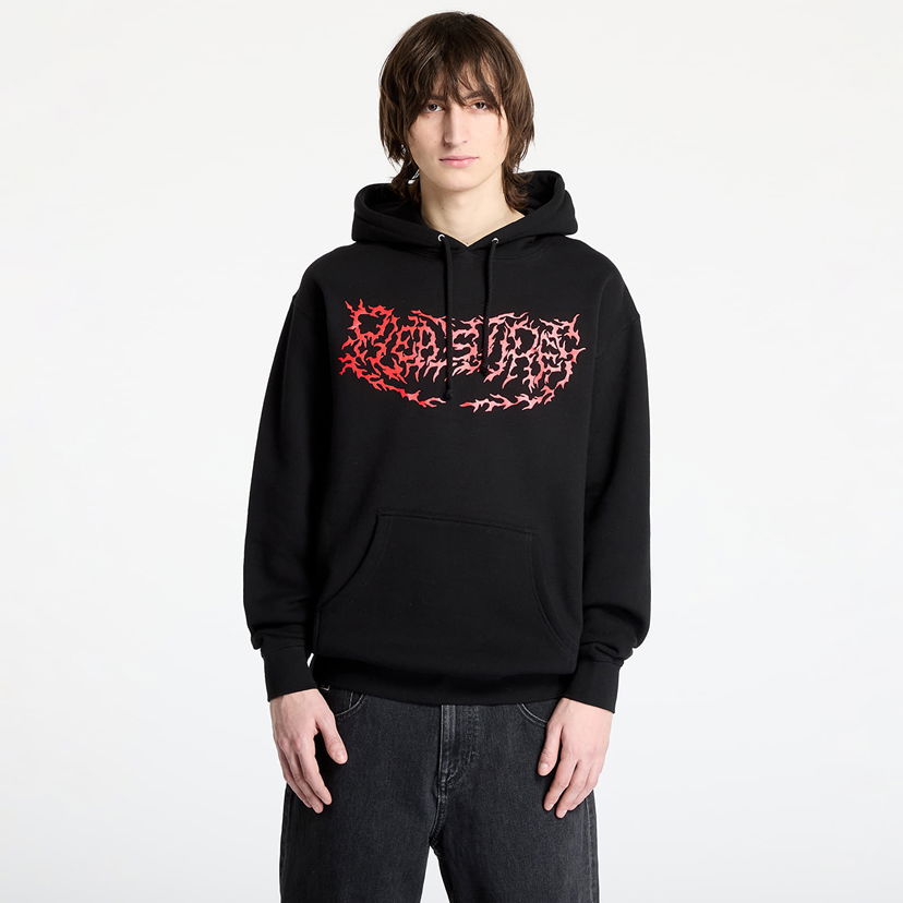 Pulover Pleasures PLEASURES Off Road Hoodie Črna | P25SP070 BLACK
