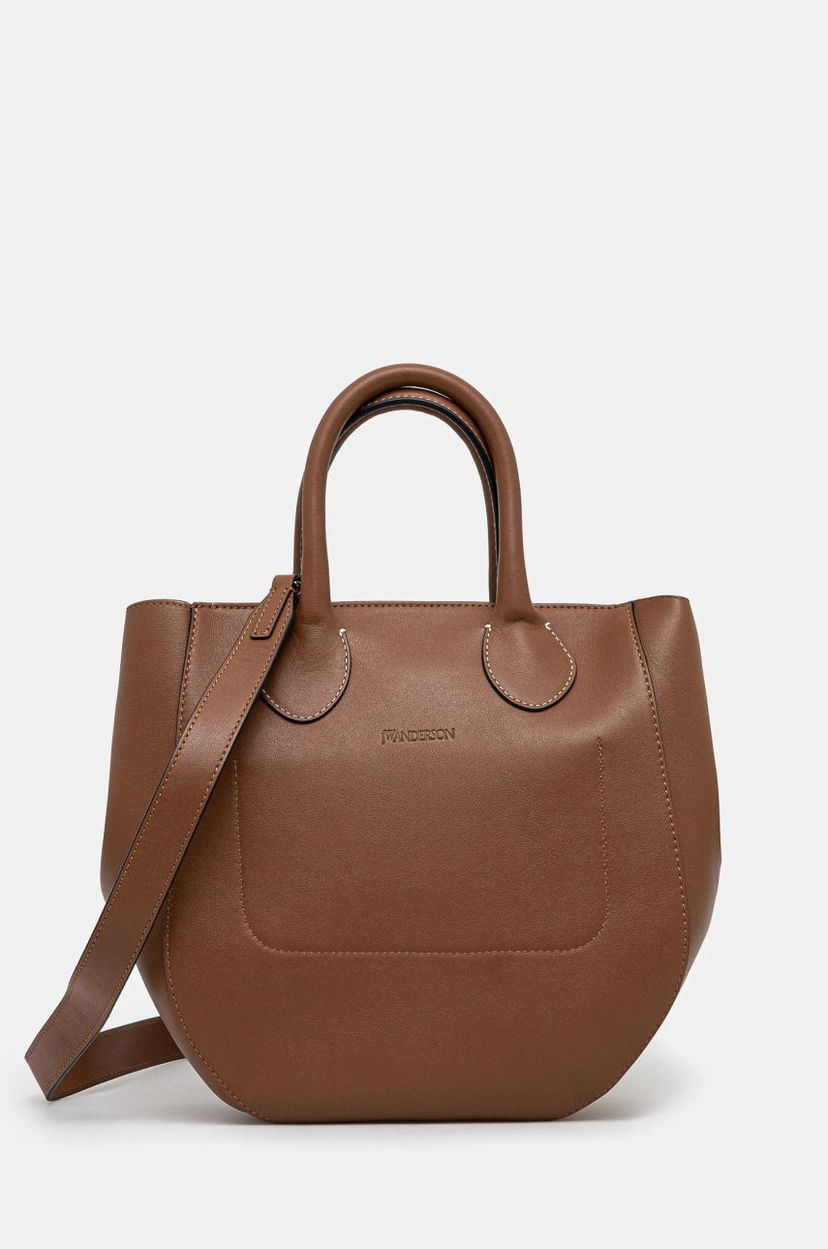 Torbica JW Anderson JW Anderson Small Punch Tote Bag Rjava | HB0680.LA0250.621