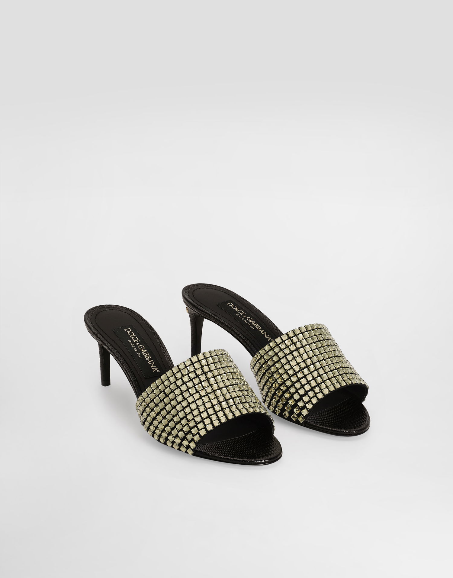 Superge in čevlji Dolce & Gabbana Calfskin Sandals Večbarvna | CR1769A6A028E831, 1