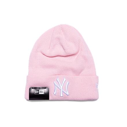 Beanie New Era MLB Essential Cuff Beanie New York Yankees One Size Roza | 60348861, 0