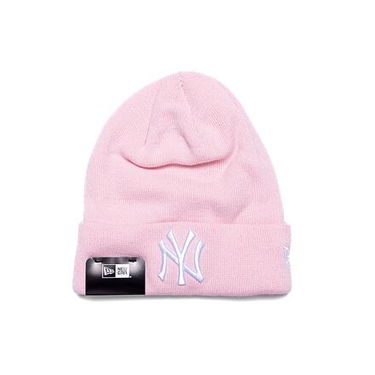 Beanie New Era MLB Essential Cuff Beanie New York Yankees One Size Roza | 60348861, 0