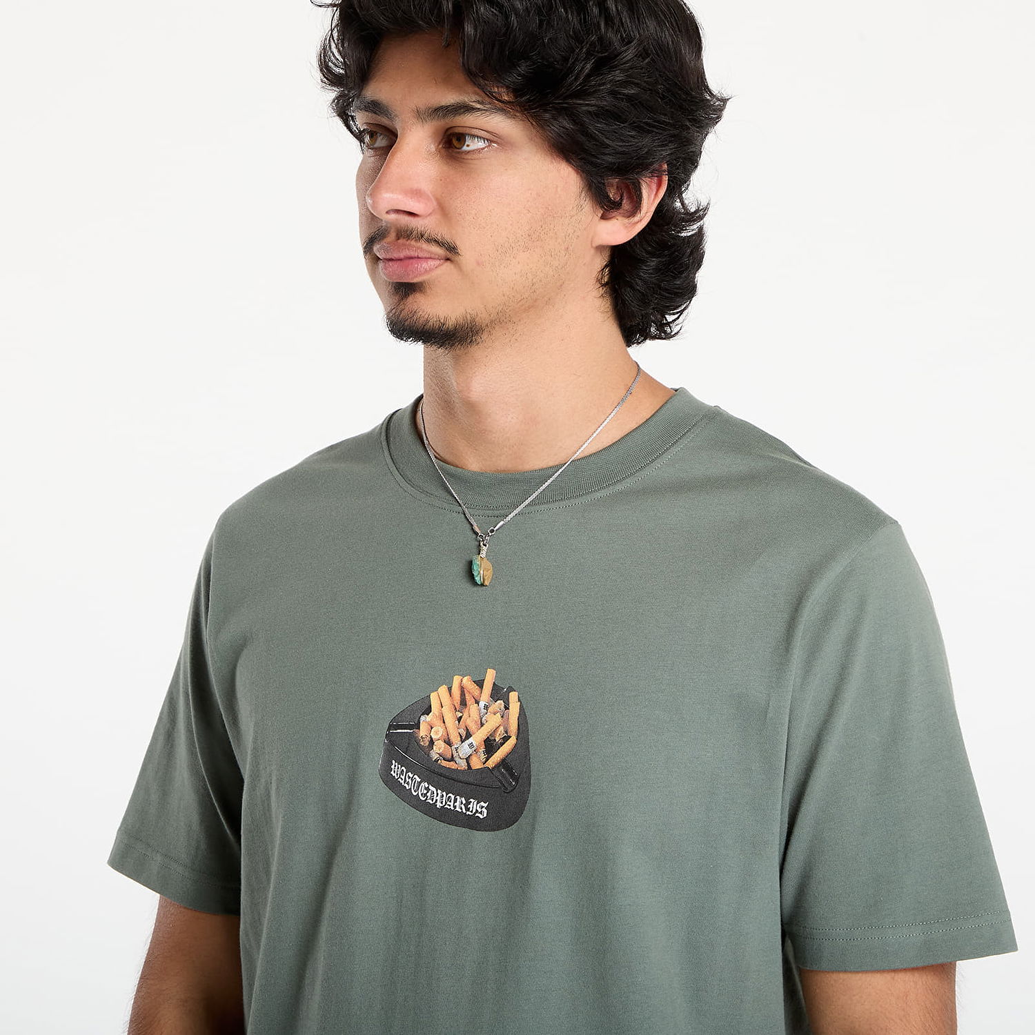 Majica Wasted Paris Wasted Paris Ashtray Graphic Tee Zelena | WP_000293, 1