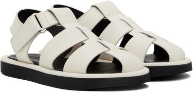 Nega čevljev Studio Nicholson Studio Nicholson Cassius Sandals Bela | CASSIUS SNW - 1380, 3
