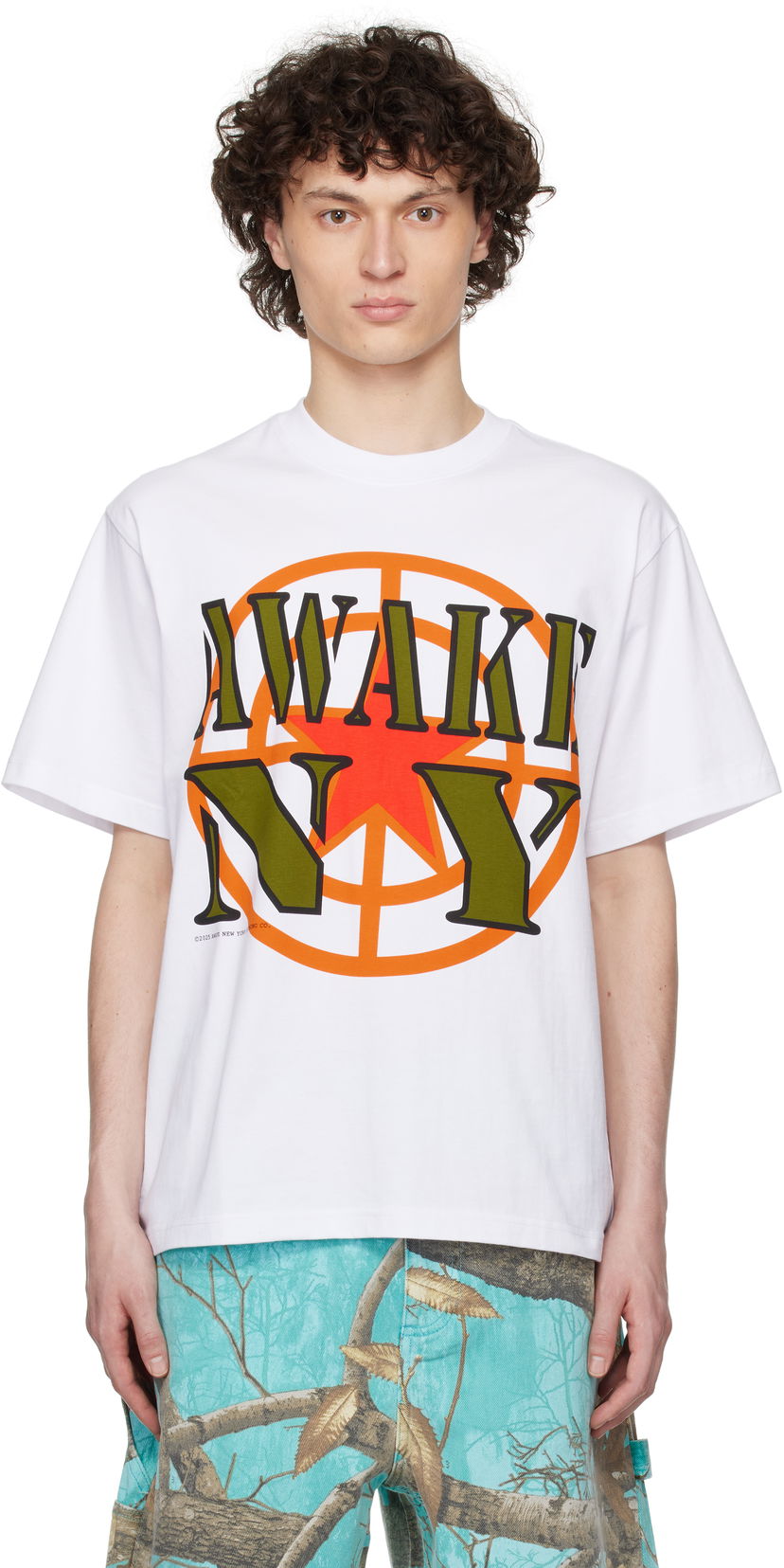 Majica Awake NY Awake NY Crosshair Graphic T-Shirt Bela | AWK-SP25-TS002