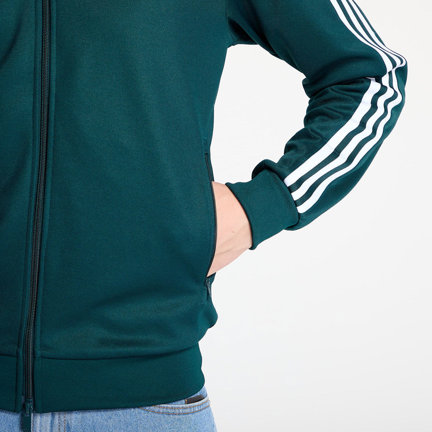 Trenirka adidas Performance Adicolor Classics Beckenbauer Track Jacket Zelena | JY1280, 1