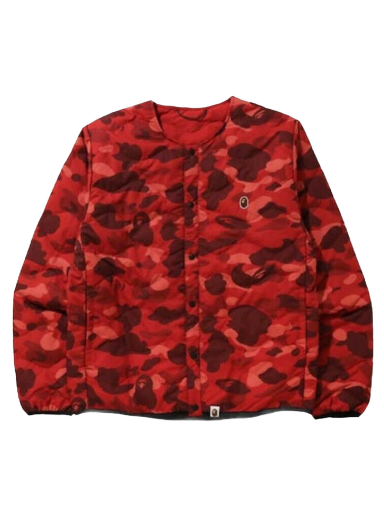 Jakna BAPE Color Camo Lightweight Down Jacket Rdeča | 1G80140019