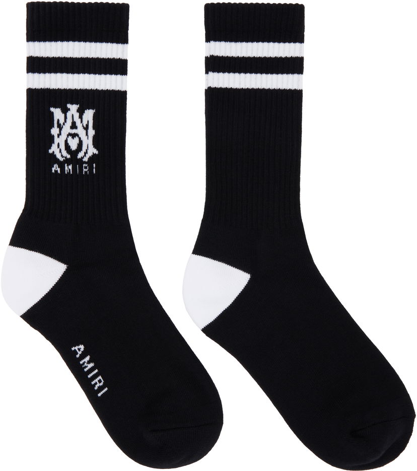 Nogavice AMIRI Core Logo Socks Črna | AMACSK1006
