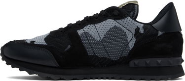Nega čevljev Valentino Valentino Garavani Rockrunner Mesh Camouflage Črna | 6Y2S0723QRK, 2