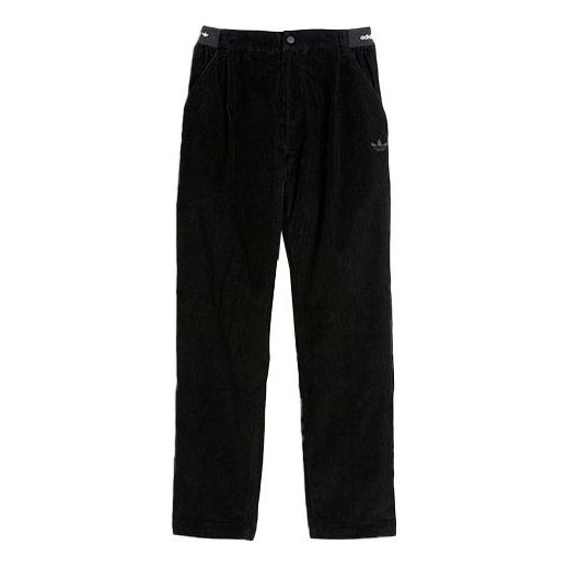 Hlače adidas Originals Corduroy Straight Leg Pants Črna | HC2201, 0