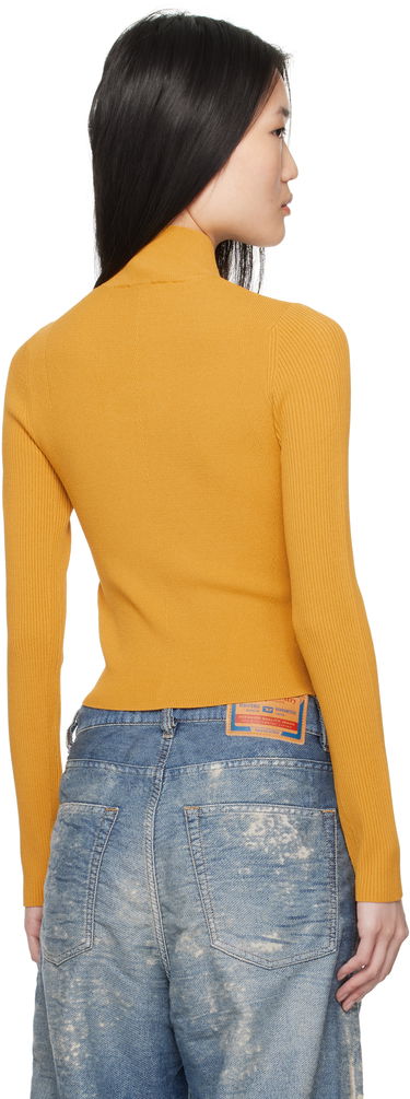Pleteni pulover Diesel Fitted Cutout Detail Sweater Črna | A14187 0DLAX, 2