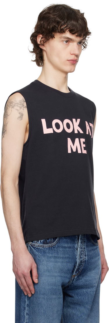 Majica brez rokavov JW Anderson JW Anderson 'Look At Me' Printed Tank Top Črna | JO0257-PG1510, 1