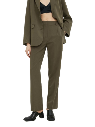 Hlače Samsoe Samsoe Ramona Trousers Zelena | F22400124