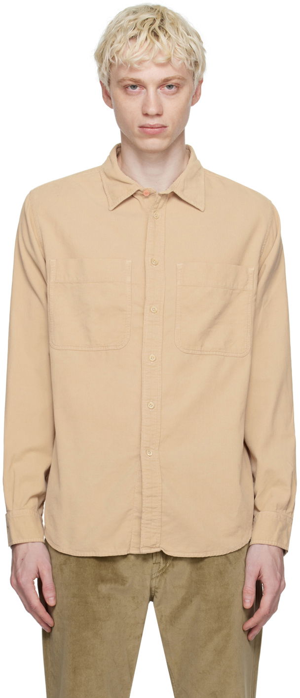 Srajce Paul Smith PS Paul Smith Patch Pocket Shirt Bež | M2R-450Y-L21879-60
