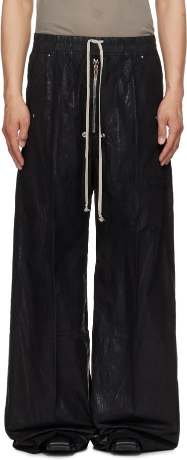 Hlače Rick Owens Rick Owens DRKSHDW Hollywood Geth Belas Trousers Črna | DU01E3378 PF, 0