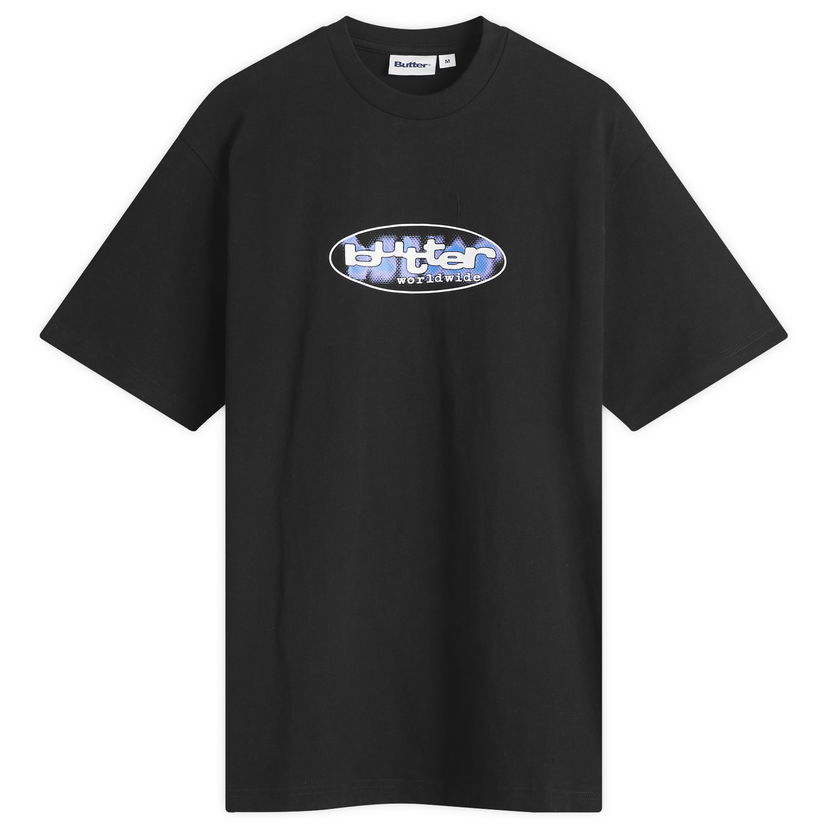 Majica Butter Goods Vortex T-Shirt, Size Large Črna | BG252111-BLK