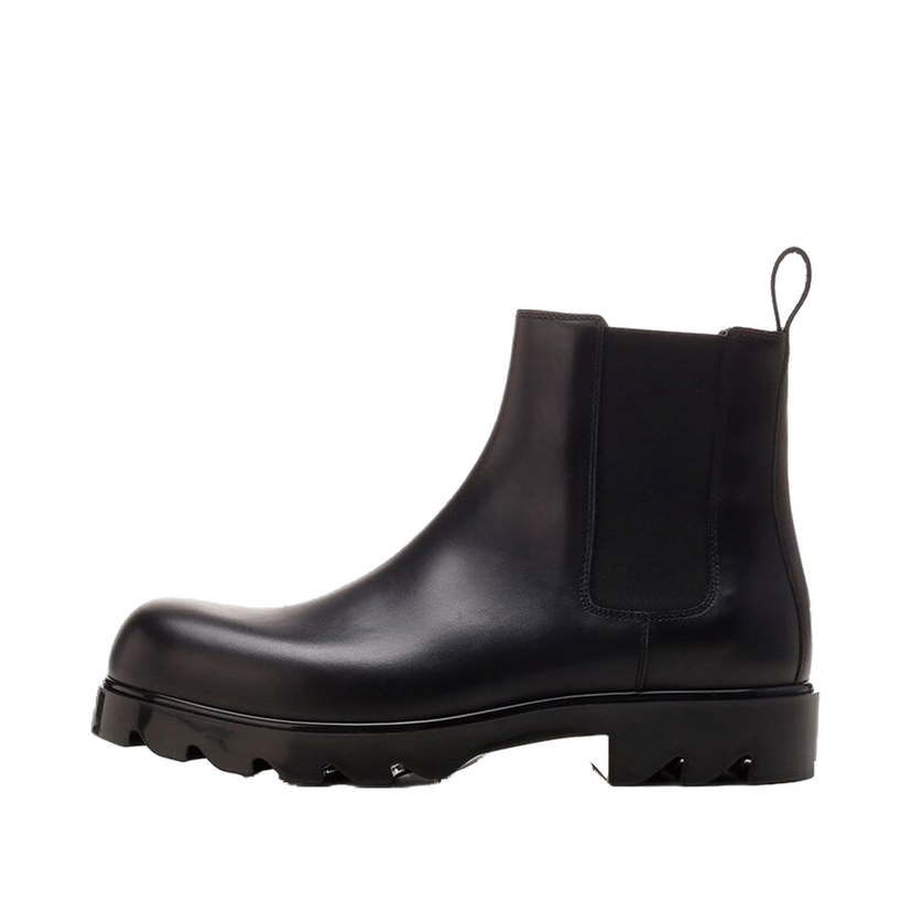 Superge in čevlji Bottega Veneta Strut Leather Chelsea Boots Črna | 679488V1AO01000