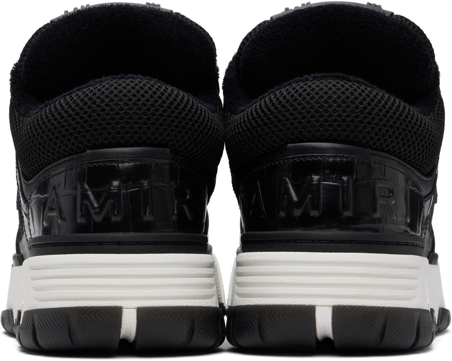 Superge in čevlji AMIRI AMIRI Croc Debossed MA-1 Črna | AMFOSR1172, 1