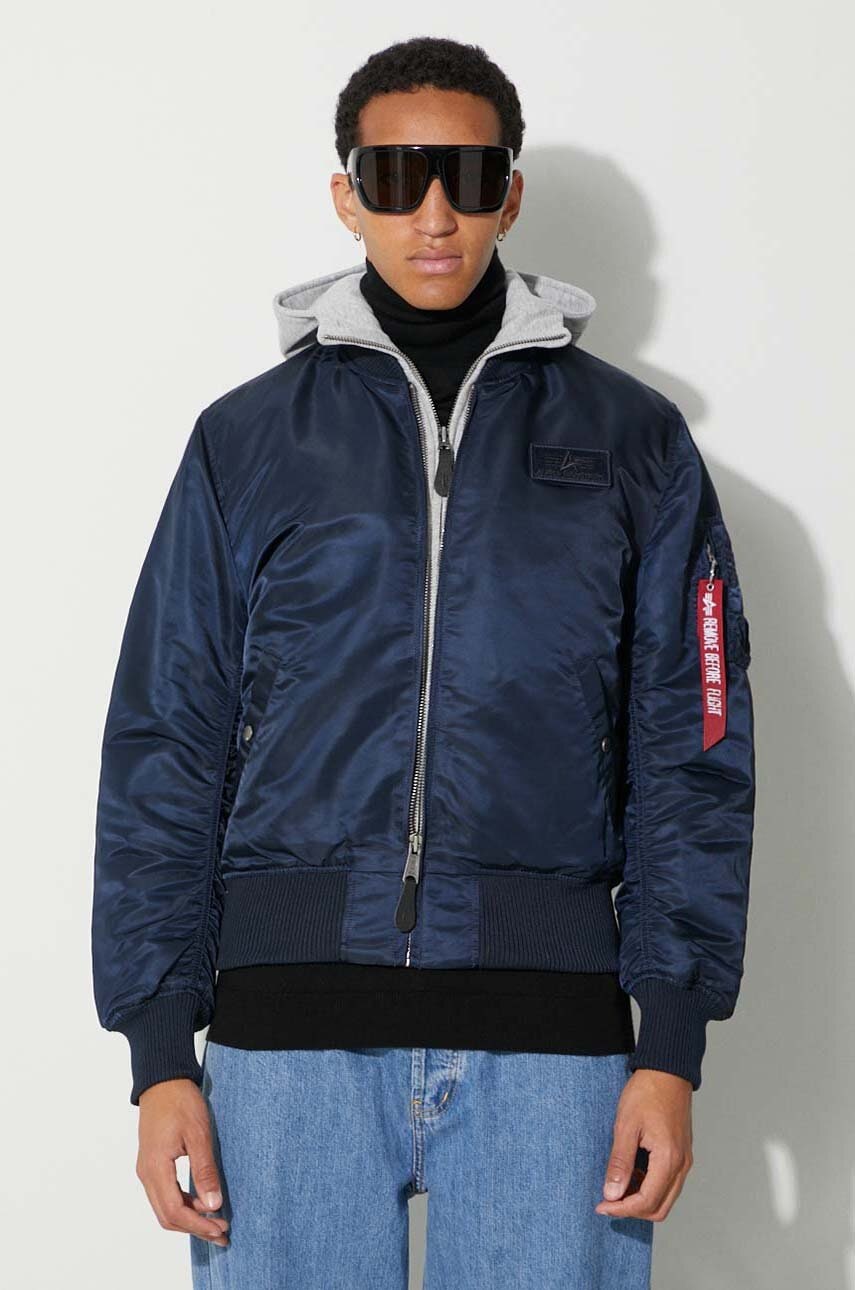 Bomber jakna Alpha Industries Alpha Industries MA-1 D-Tec Winter Bomber Jacket Modra | 183110.07, 0