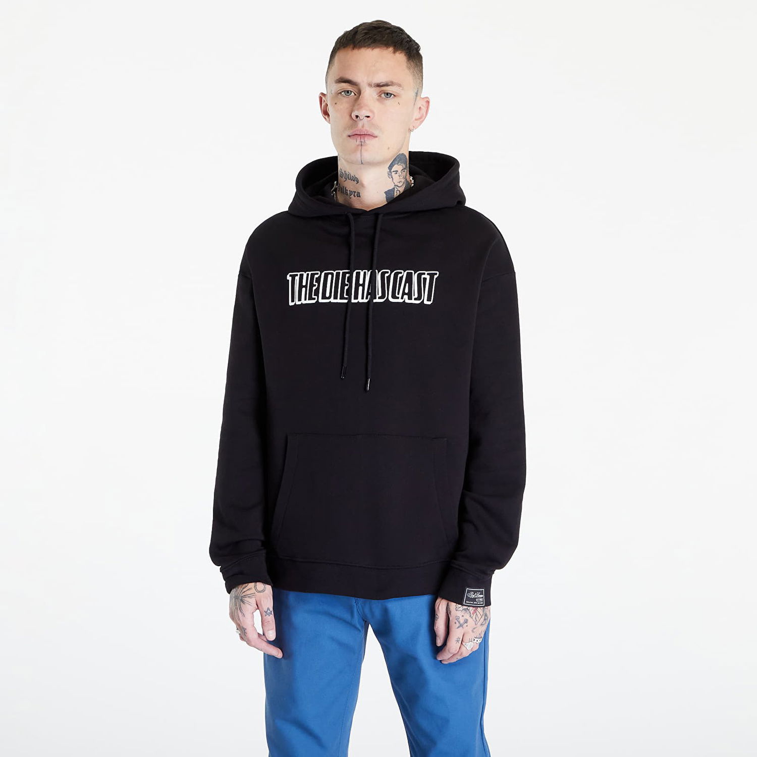 Pulover RAF SIMONS Regular Fit Hoodie Die Has Cast Print Črna | 222-M161-19004-0099, 0