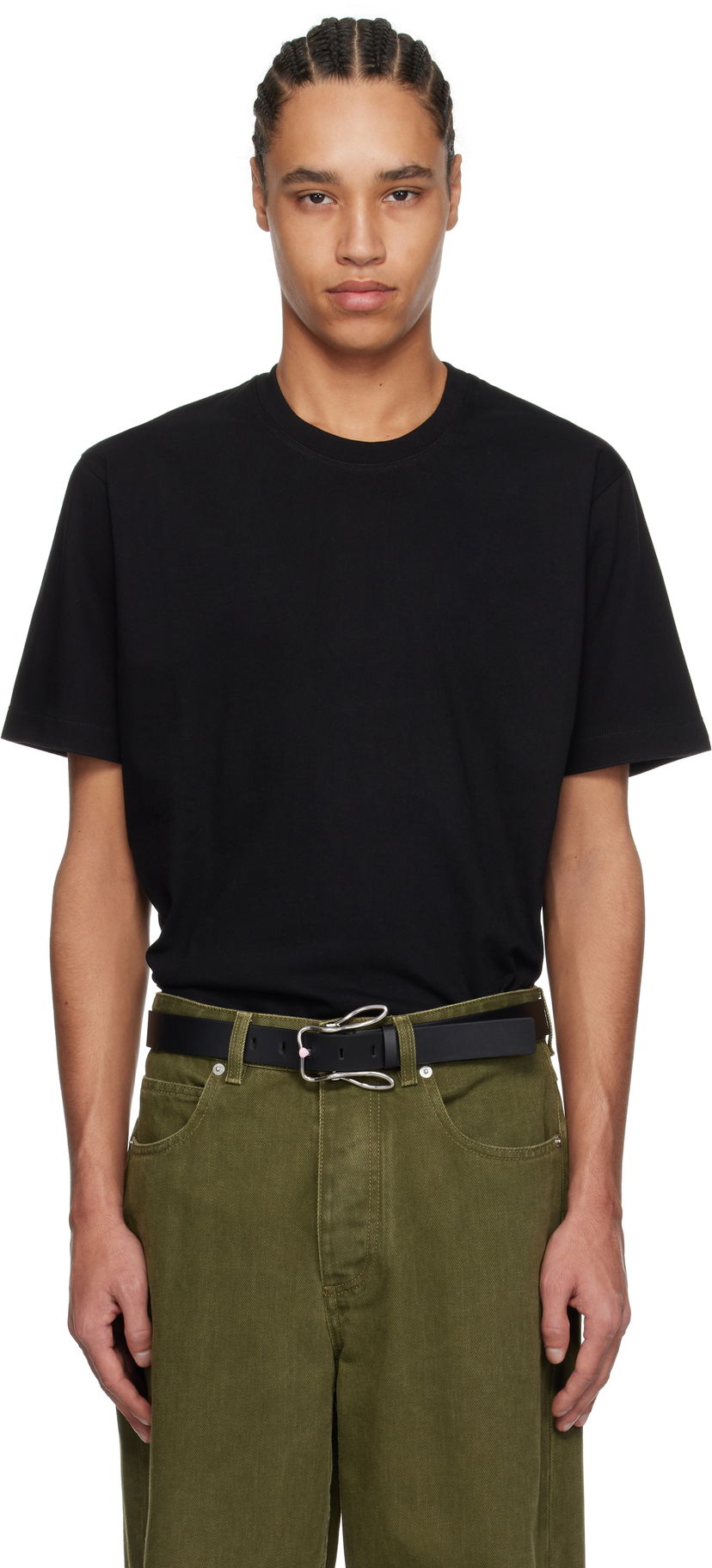 Majica Bottega Veneta Bottega Veneta Cotton Jersey T-Shirt Črna | 825172V4N501000